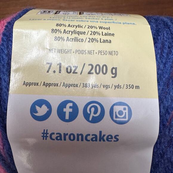 Caron cakes‎ yarn Mixed Berry - Picture 4 of 4